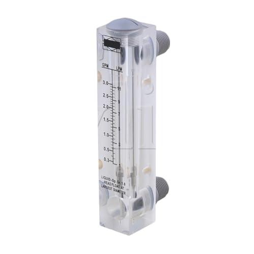 Débitmètre d'eau LZM-15 vertical 0,3-3 GPM pour panneau de filtration