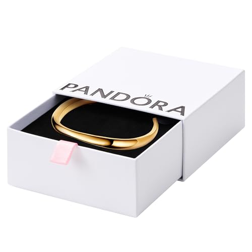 Bracelet jonc ouvert Pandora Essence bijou femme rigide plaqué or 14 carats intemporel