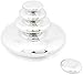 TTS Mirrored Stacking Pebbles Silver 20pk. Product Code: EY04238