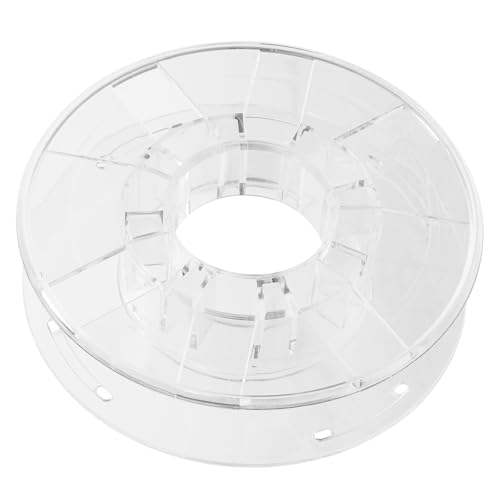 COHEALI Carrete de Cable Eléctrico Transparente Ligero para Almacenamiento Bobinado Preciso y Fijación Estable para Impresión 3D y Gestión de Cables en Talleres