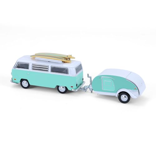Volkswagen Type 2 Van 1971 a escala 1/64 miniatura 3