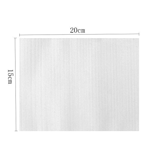 ysister 200 Stück Verpackung aus Schaumstoff, Luftpolsterbeutel, Schaumstofffolie, Umzugskarton, Geschirr, Teller, Gläser, Verpackung, 15 x 20 cm
