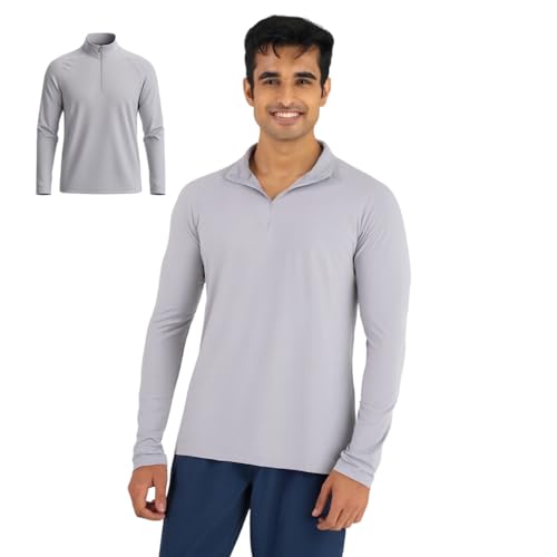 Image of Men's Cuddle Tee | TerraSoft Ultra Soft, Sweat-Wicking & Odour-Proof T-Shirt for Gym, Walks, Runs & Everyday Wear | Performance Tee with Cotton-Like Comfort