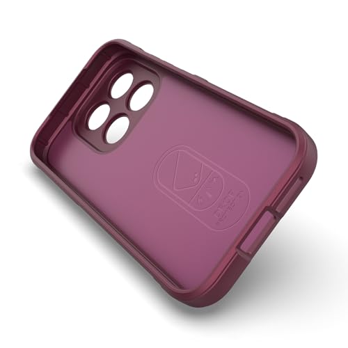 Image of for Xiaomi 17 Case Anti-Drop Soft TPU Rugged Phone Back Cover - Wine Red