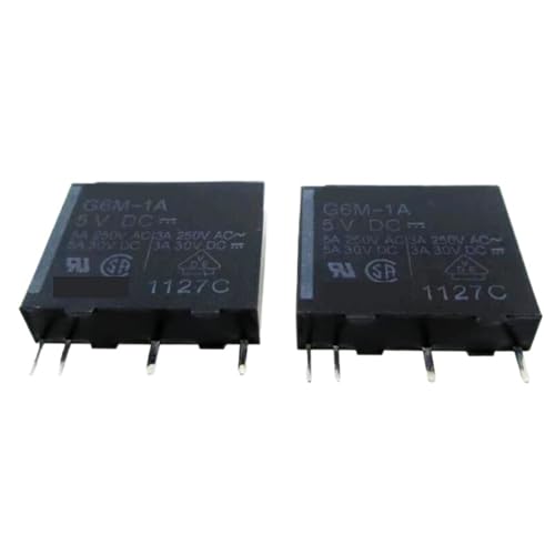Relais 5V G6M-1A 5V CC commutateur 4 broches pour carte PCB