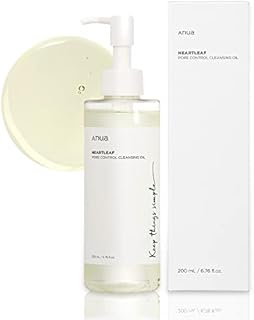 ANUA Heartleaf Pore Control Cleansing Oil Korean Facial Cleanser, Daily Makeup Blackheads Removal 6.7 fl oz(200ml)