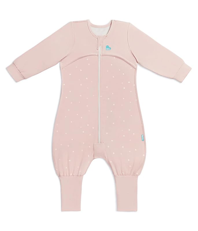 Image of Love to Dream Baby Sleep Suit Long Sleeve 1.0 TOG | Ultra-Soft Cotton for Stretch, Comfort & All-Night Warmth | Twinkle Powder Pink, 4 Years