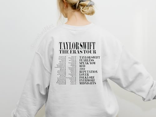 TS-Eras-Concert-Sweatshirt-Taylor-Fan-Gift-M-Arctic-White-Black-Writing