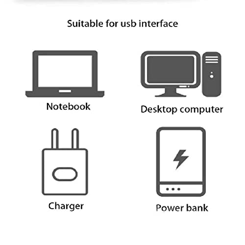 Image of Mini USB Night Light | Small Lamp for Eye Protection & Reading | LED PC Car Bulb | Indoor & Outdoor Camping Light | White