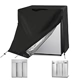 Guisong Commercial Refrigerator Cover for 54Cu Ft Commercial Refrigerator Freezer Combo,72 Inch Waterproof Fridge with Freezer Cover for Industrial Stainless Steel Fridge(72