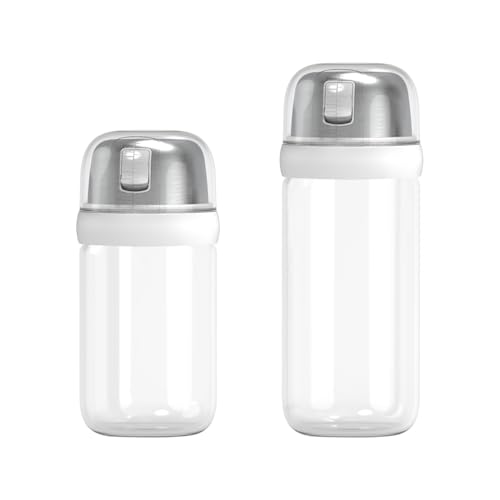 KITCHENDAO Glass Sugar Dispenser with Side Pour Spout