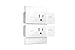 WeMo 4T-T3X2-Y1HT plug in light and appliances control, 2 Pack, White
