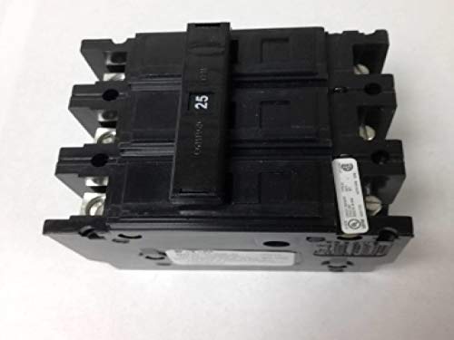 EATON CUTLER HAMMER QC3025H TYPE QC BREAKER 3P 25A 240VAC MAX 10KAIC