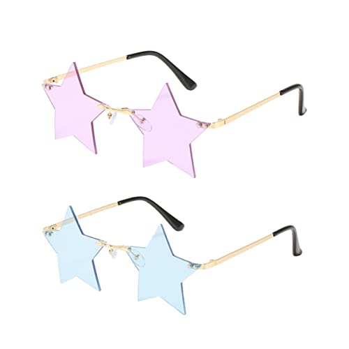Lunettes de soleil d'étoile pour soirée festive et look de festival tendance