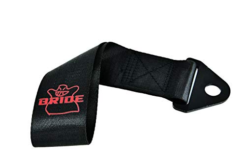 Bride JDM Universal Tow Strap/Tow Hook Ribbon - Black