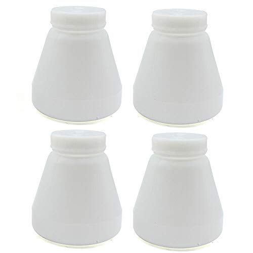 4PCS Bottles Hopper Cup, PC02/PC03 Plastic Durable Electrostatic Sprayer Hopper Cups for Powder Paint Coating System