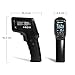 BURNHARD® Infrarot-Thermometer, Dual-Laser, -50 – 550 °C, Laser Temperaturmessgerät mit Hold-Funktion, batteriebetrieben, Emissionsgrad einstellbar, ideal für Pizzasteine und Grillplatten
