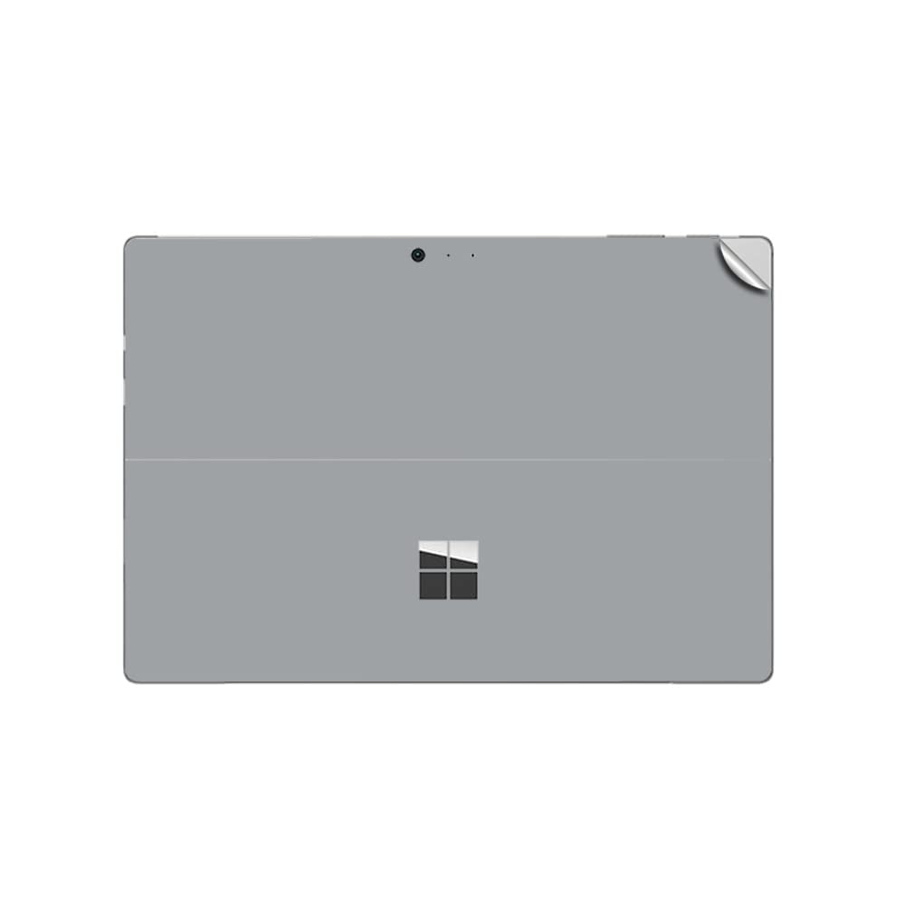 GADGETS WRAP Premium Material Top Only Skin Vinyl Decal Sticker Compatible with Microsoft Surface Pro 2017 - Silver Glossy (B09M9RBKMX) Amazon Price History, Amazon Price Tracker
