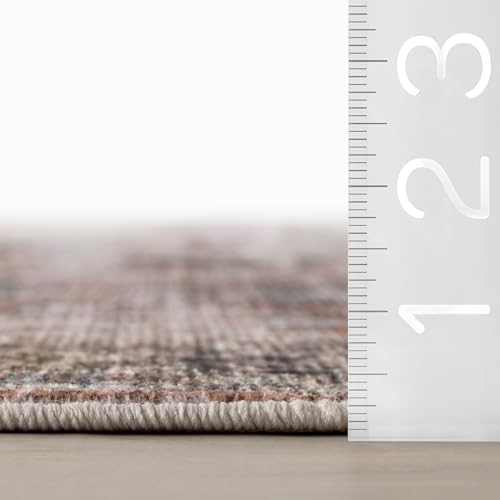 Tapete Decorativo Nuloom Orielle Medallion 9x12 ft miniatura 2