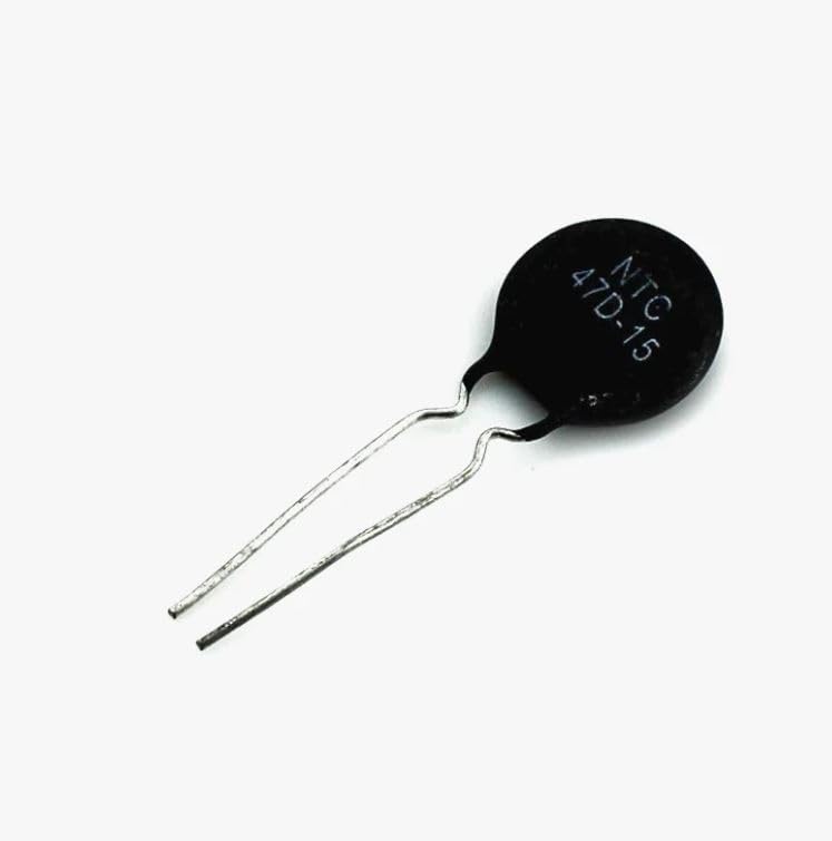 NTC 47D-15 Inrush Current Limiter Power Thermistor 47 ohm 3Amp 16mm Disk (Pack of 2)