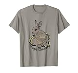 'Rope Bunny' Shibari Japanese Rope Bondage T-Shirt (Gray)