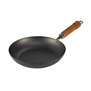 定価以下 アシモクラフツコラボ　【鉄】フライパン26㎝+【ステンレス】蓋セット 鉄フライパン（26㎝）+ブラック蓋セット | asimocrafts