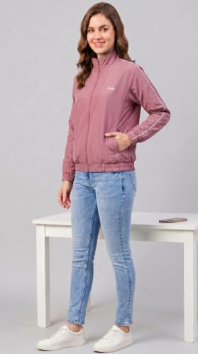 Image of Women Lightweight Jacket | Solid Casual Windcheater With 2 Pockets