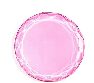 Jancosta Eyelash Tray Holder Round Jade Stone Eyelash Extension Glue Pallet Holder Pad (1Pc, Pink)
