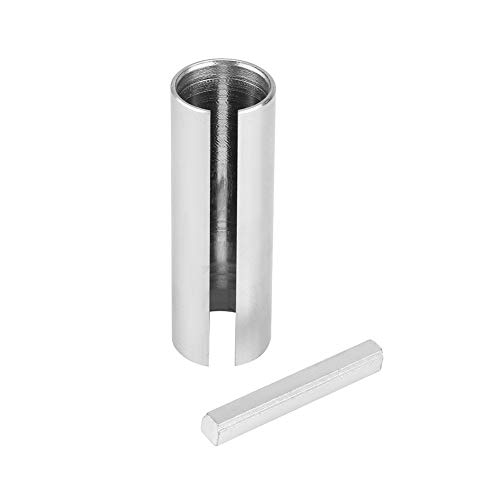 EBTOOLS 7/8 inch to 1 inch Crank Shaft Sleeve Adapter Gas Engine Pulley Crank Shaft Sleeve Adapter Pulley Bore Reducer Bushing Sheave with Step Key