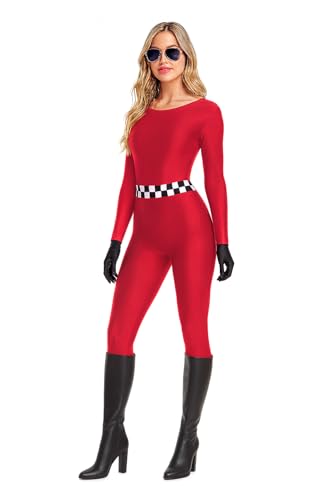 Image of Women's Long Sleeve Unitard Dance Costume Spandex Full Body Suits