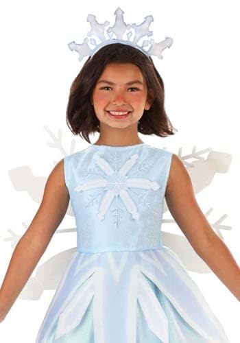 Disfraz completo niña copo de nieve brillante miniatura 6