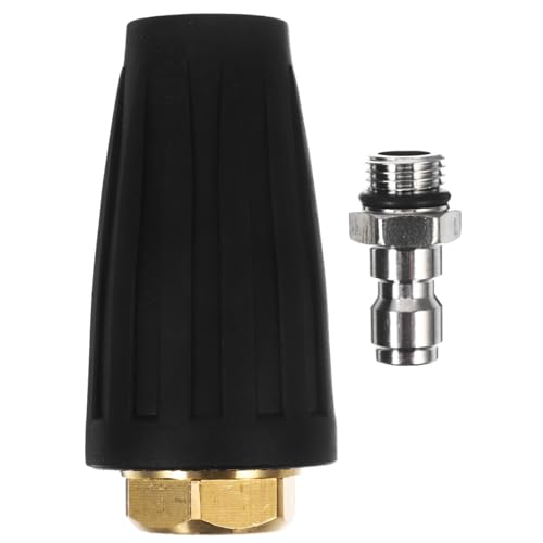 Holibanna 360° Rotatable Turbo Nozzle for Pressure Washer Replacement Nozzle for Car Washers High- Accessory