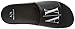A|X Armani Exchange Men's Icon Project Logo Slip-on Slide Sandal Flip-Flop, Nero, 9.5