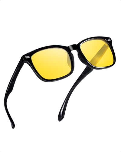 FIMILU Polarized Night Driving Glasses for Men Women
