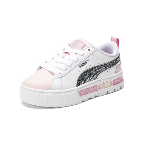 PUMA Kids Girls Mayze Aurora Lace Up Sneakers Shoes Casual - White - Size 11 M2