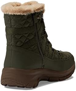 Skechers Women's Cozy Fashion Boot, Olive, 5 | Image 3