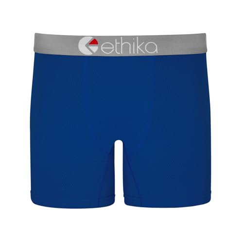 Ethika Mens MID Boxer Brief | MicroMesh -Blue-