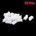 uxcell 20Pcs White Car Instrument Panel Dashboard Plastic Retainer Clip