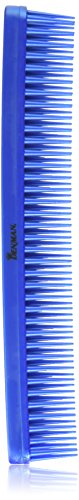 Denman 3 Row Comb Metallic Blue