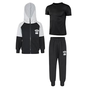 Jugaoge JGGDE1071 Zestaw Dresowy Chłopięcy 3-częściowy