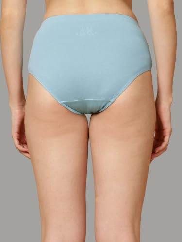 Image of SOIE Women High Rise Full Coverage Solid Colour Cotton Stretch Hipster Panty (Pack of 3)