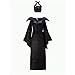 Produktbild Mask-MM Halloween Film Dornröschen Hexe Malefiz-Kostüm für Erwachsene Frauen böse Hexe Kleid Horn Hat Outfit,M