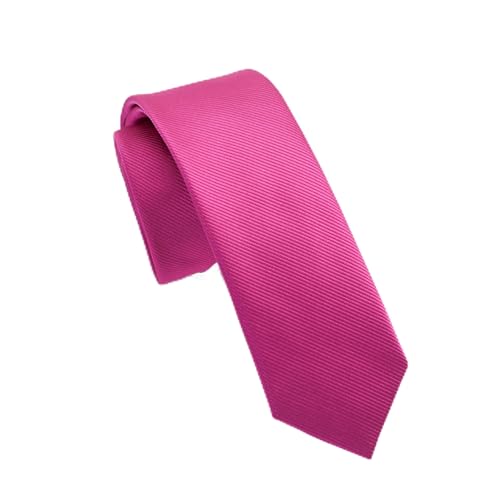 fortunatever Mens Fuchsia Magenta Solid Tie Handmade Necktie For Men(3.35)