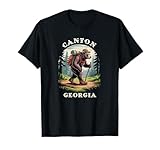 Canton, Georgia GA Blue Ridge Mountains Hiking Bear T-Shirt