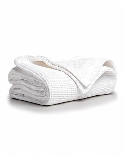 Image of Sleep Scientist Waffle Layer Blanket Cotton Waffle | Breathable Textured | Soft Lightweight Bed | All Season Cotton