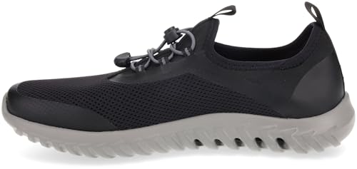 RUGGED SHARK Mens Cay Water Shoes – EVA AQUAFLO® Drainage Outsole, Neoprene Mesh Upper, Bungee-Tie Closure, Lightweight & Breathable, Slip-On Style, Ideal for Beach, River, and Water Sports2