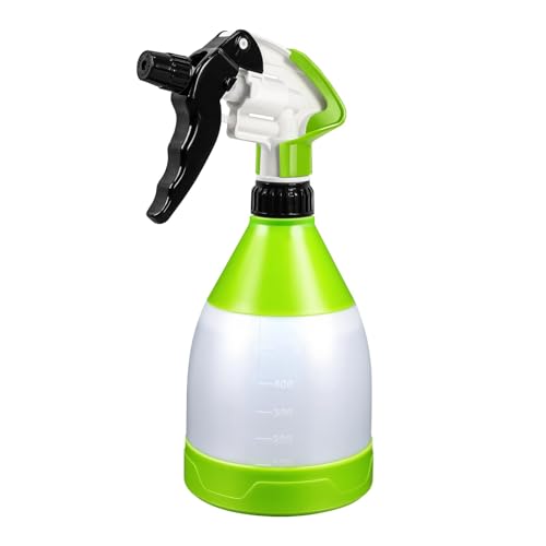 ALL4DETAIL Heavy Duty Spray Bottle 17 oz, Professional Double Mist Trigger Sprayer Bottle for Car Cleaning and Detailing, Acid & Chemical Resistant - Adjustable Nozzle