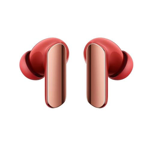 Image of Real Me Buds Air 7 Pro Buds with Ai Live Translation,11mm+6mm Dual-dac Driver,48 Hrs Playtime,53 dB ANC,LHDC,45Ms Low Latency,360 Spatial Audio,IP55,BT 5.4 TWS for Apple & Android (Fiery Red)