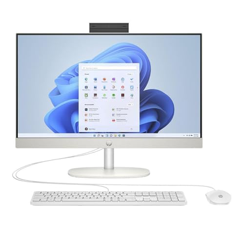 Image of HP 2026 24-cr000 All-in-One Desktop 23.8 inch FHD IPS Touch 8-Core Intel Core i3-N300 Intel UHD Graphics 32GB DDR4 1TB NVMe SSDWIFI AX RJ45 HDMIv1.4 Webcam Keyboard Mouse Windows 10 Homew /RE USB