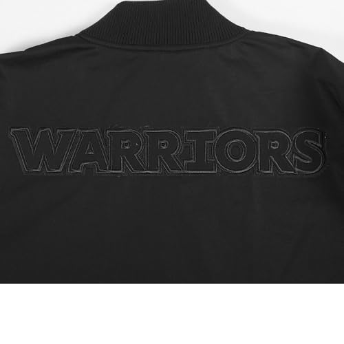 Pro Standard MENS NBA GOLDEN STATE WARRIORS NEUTRAL JACKET BLACK XL - Image 7